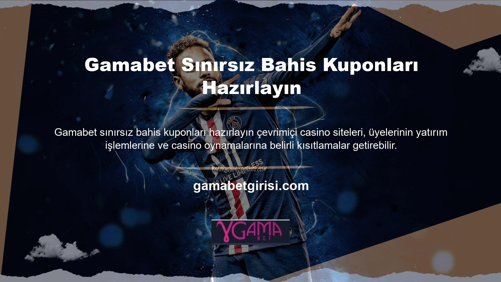 Gamabet bahis sitesi, Avrupa ve Türkiye pazarındaki hizmetleriyle üyelerine sınırsız kazanç fırsatları sunmaktadır