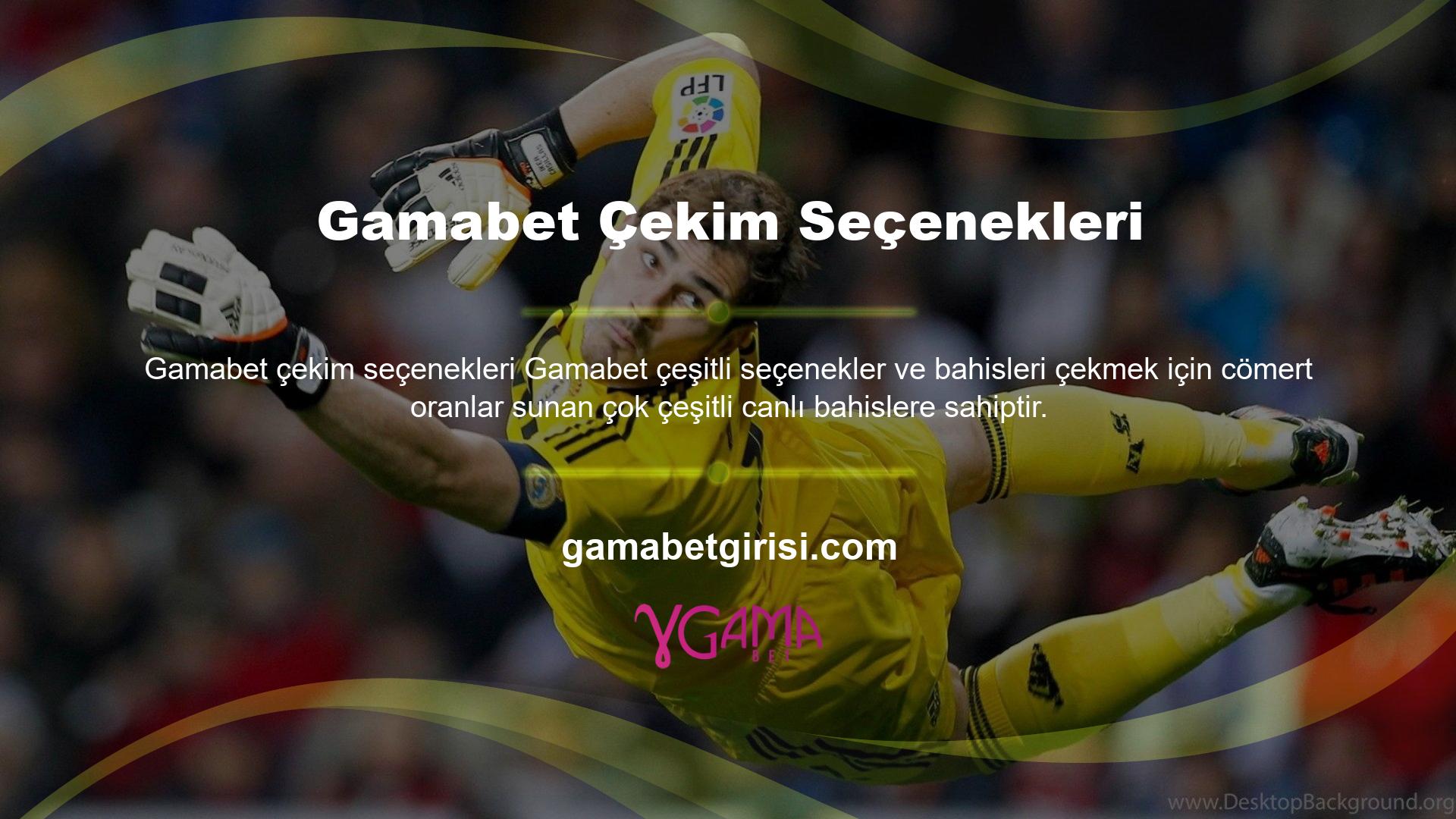 Bu anlamda, yüzlerce Gamabet günde çok çeşitli canlı bahisler sunuyor, site Türkiye'nin en zengin bahis pazarı olarak kabul edilebilir